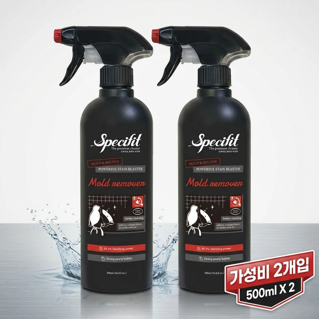 [스페시핏] 스프레이 곰팡이 500ml x 2입 (업체별도 무료배송)