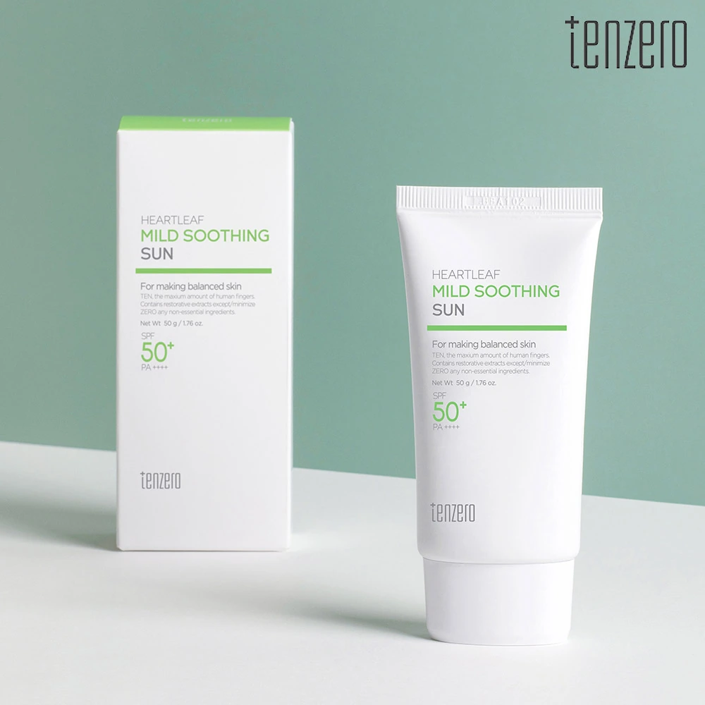 [텐제로] 어성초 마일드 수딩 선크림 50ml (업체별도 무료배송)