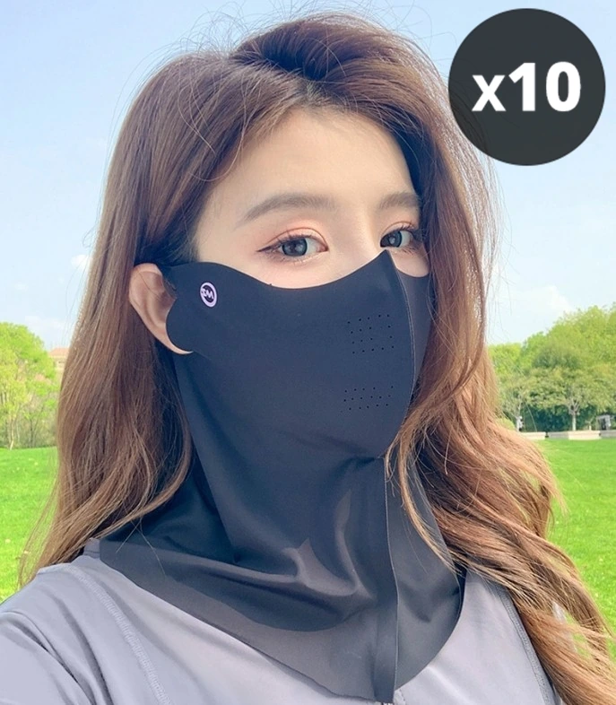 kc인증 쿨 냉감 자외선차단 입체 스포츠 패션 마스크 (10개단위 구매가능)(업체별도 무료배송)
