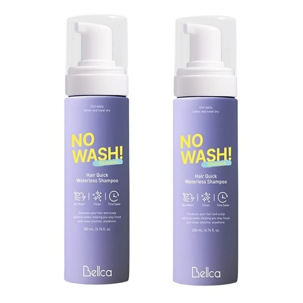 [벨카] 노워시 헤어퀵 워터리스 샴푸 200ml x 2개 (업체별도 무료배송)