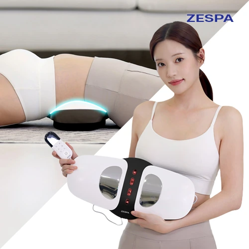 제스파 EMS 저주파 진동 온열 스트레칭 허리안 허리마사지기 ZP5767 (업체별도 무료배송)