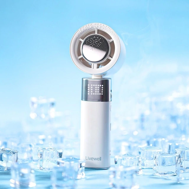 [미개봉상품][리브웰] 토네이도 냉각 휴대용 손선풍기 LHF-C100W (업체별도 무료배송)