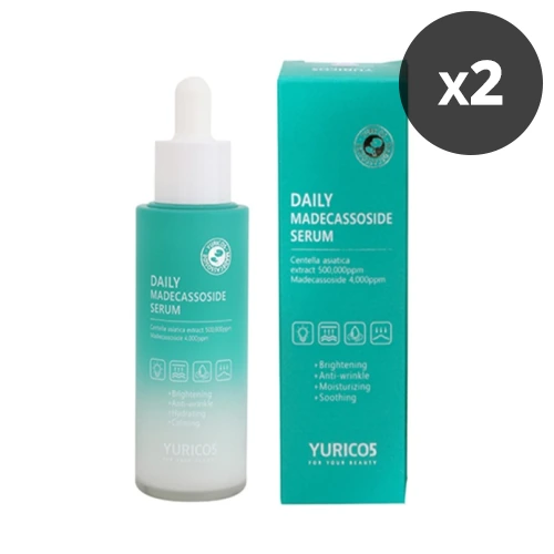 [1+1][유리코스] 데일리 마데카소사이드 세럼 50ml (미백/주름개선 기능성)(업체별도 무료배송)