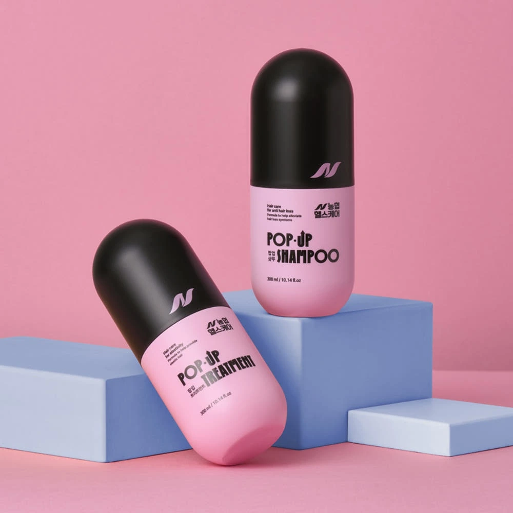 [농협헬스케어] 팝업탈모 샴푸/트리트먼트 300ml (탈모증상완화 기능성)