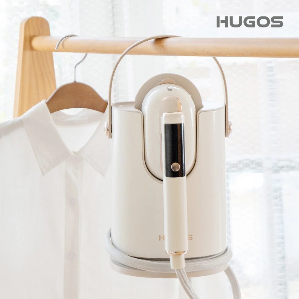 [HUGOS] 2in1 건습식 핸디형 스팀다리미 (145도 강력스팀/살균/1000ml대용량) (업체별도 무료배송)