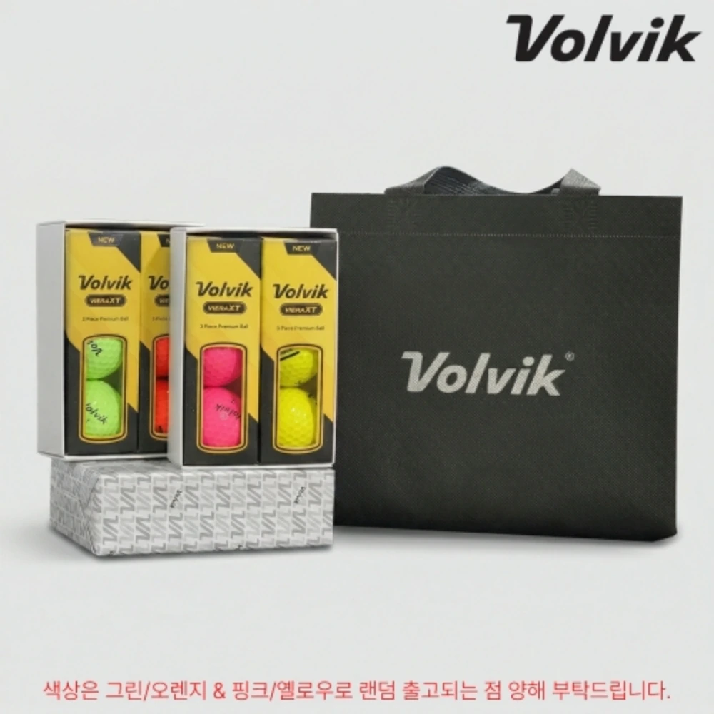 [볼빅] 바이브 360 6구 3피스 골프공 (포장 및 쇼핑백 포함) (업체별도 무료배송)
