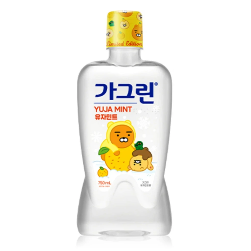 [가그린] 유자민트 구강청결제 750ml 1개입 (업체별도 무료배송)