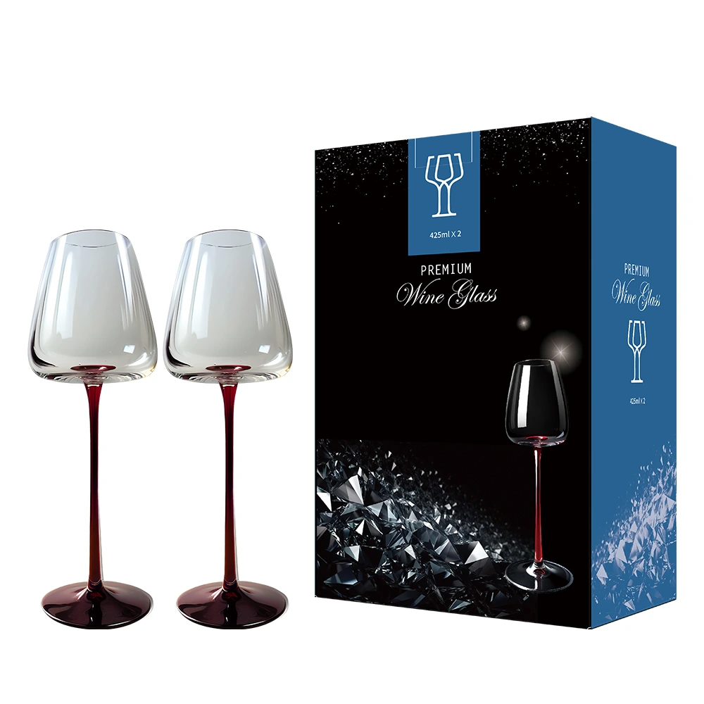 프리미엄 레드타이 와인잔 425ml 1세트(2p)(업체별도 무료배송)