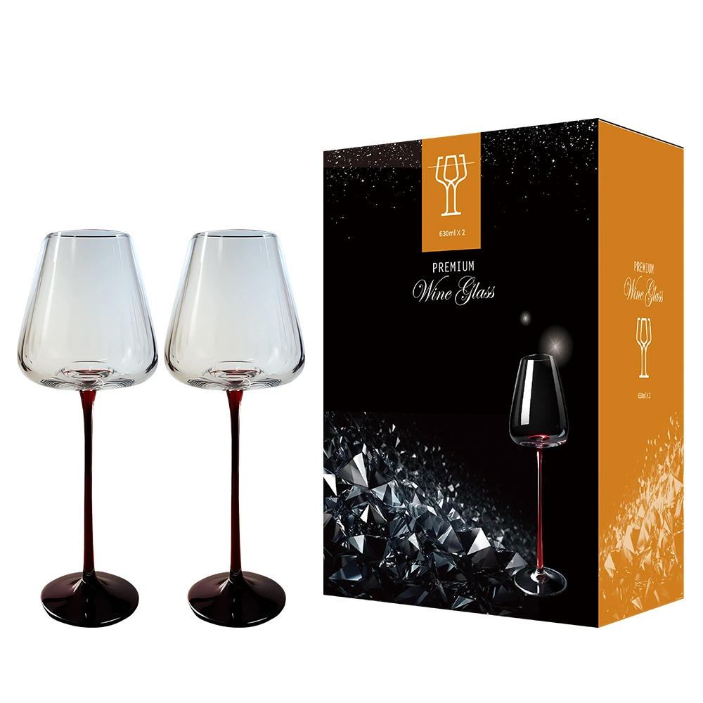 프리미엄 레드타이 와인잔 630ml 1세트(2p) (업체별도 무료배송)