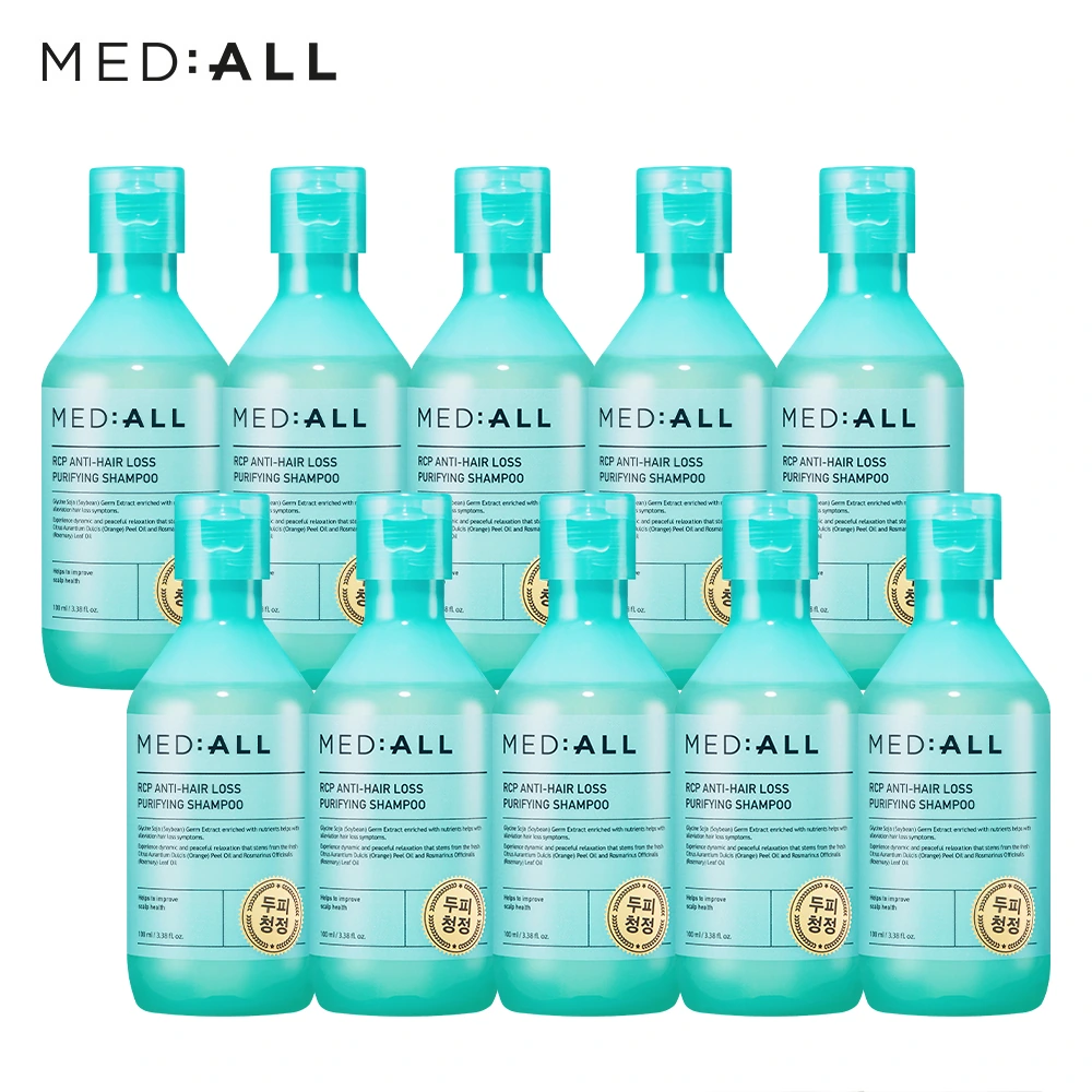 [대량구매관][메디올] 퓨리파잉 청정강화 샴푸 100ml x 10개 (탈모증상완화 기능성)(업체별도 무료배송)