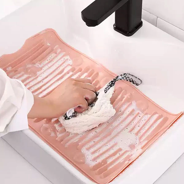 붙이면 끝 밀림 없이 빡빡 빨리는 흡착 빨래판(업체별도 무료배송)