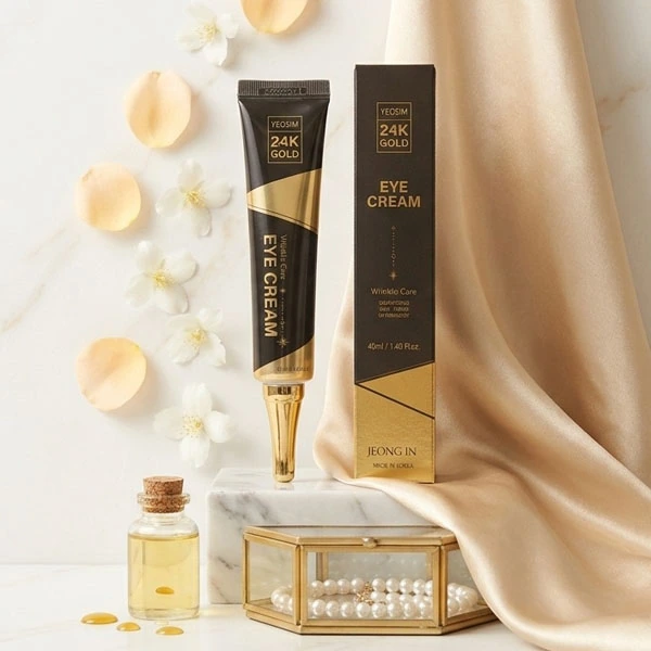 [여심] 화사한 24K 골드 아이크림 40ml x 3개 (업체별도 무료배송)