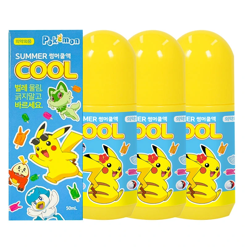 포켓몬 썸머쿨 50ml x 3개 (업체별도 무료배송)